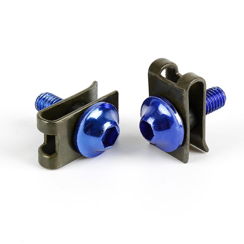 Tornillos de carenado de M5 multicolor para motocicleta, Clips de sujeción de velocidad, tornillos y tuercas de Metal, accesorios para Moto, 10 piezas, 5x16mm