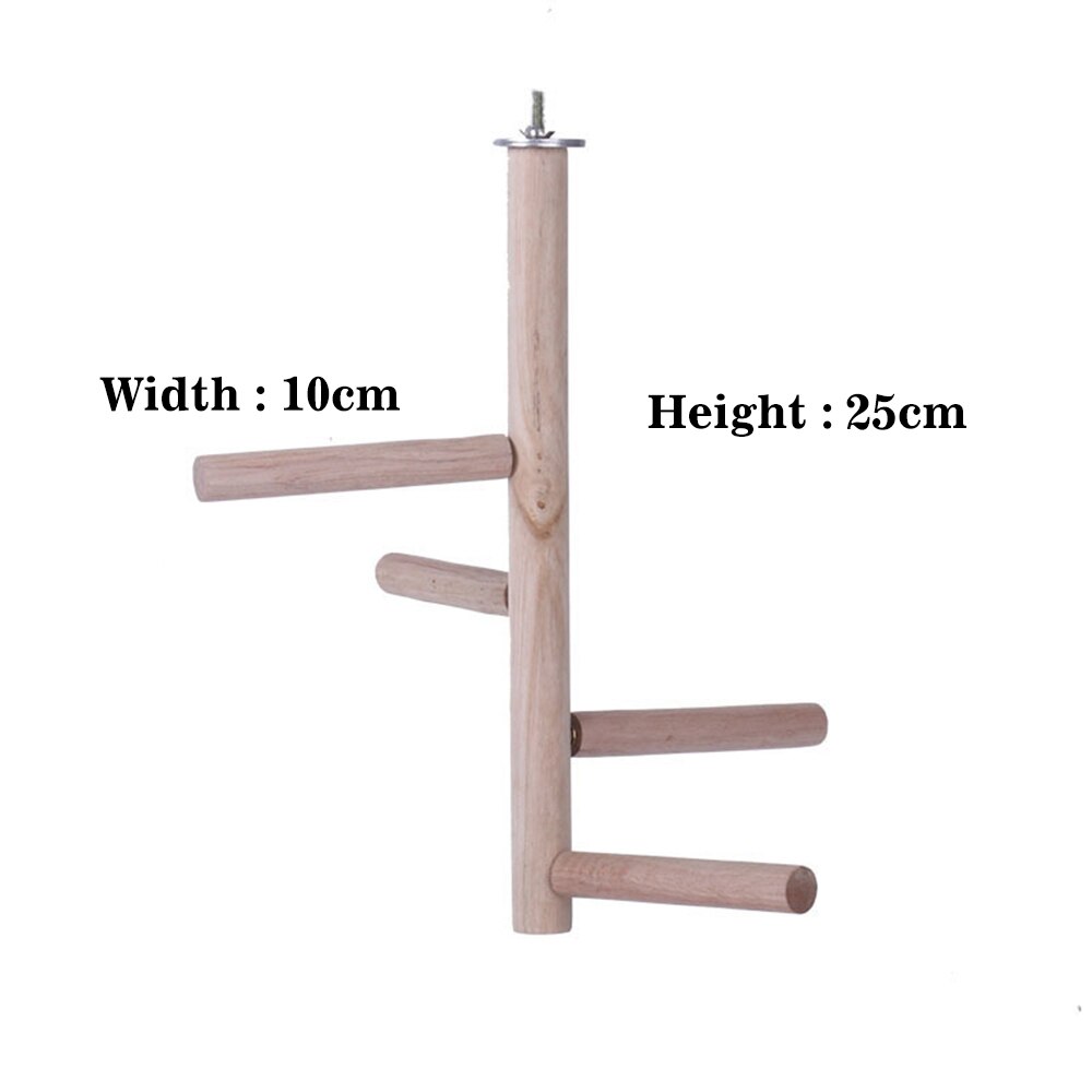 Branches Bird Perch Stick Climbing Stairs Parakeet Cockatiels Lovebirds