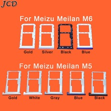 JCD SIM Card Slot Holder For meizu meilan M6 M5 Micro SD Card Slot Tray Socket Adapter Replacement Repair Spare Parts