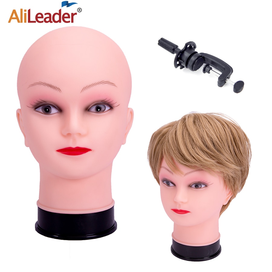 Alileader-Cabeza de Maniquí de mujer barato, cabeza de modelo de silicona para hacer sombrero de pelucas, exhibición, cabeza de entrenamiento africano