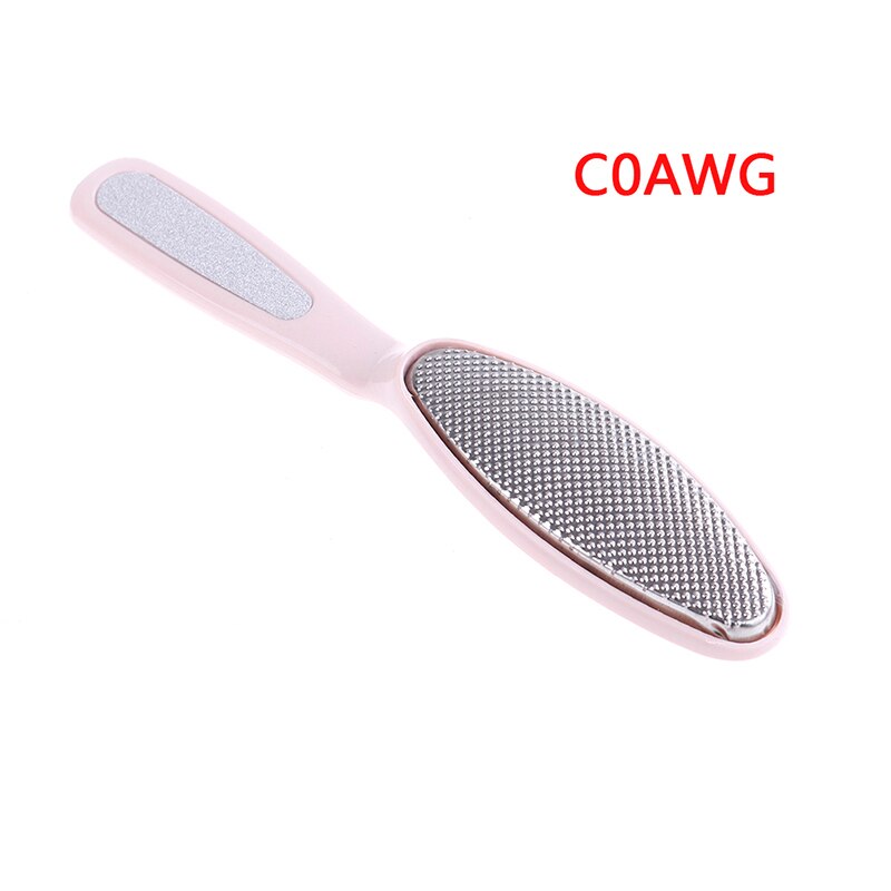 1pc de doble cara pie Rasp depurador rallador áspera eliminador de callos de piel muerta raspador de Lima de pedicura colores herramientas: violet