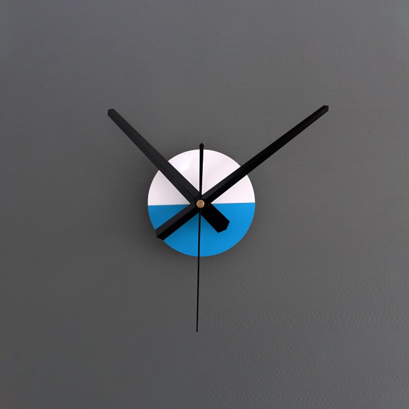 1Pcs 3D Wall Clock Acrylic DIY Clock Mediterranean Style Tower Rudder Lifebuoy Small Fish Clock Wall Clock