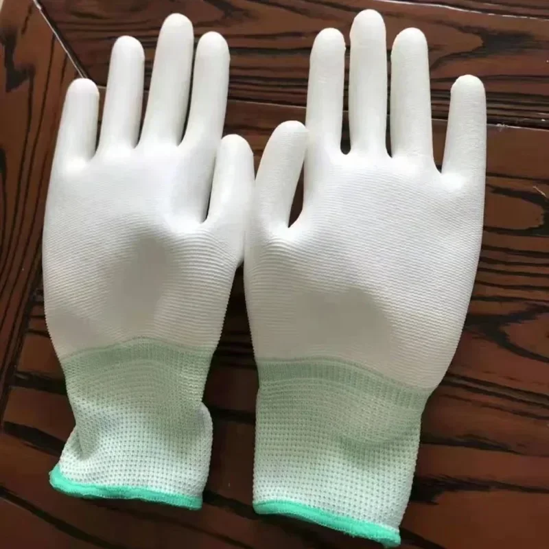 1/10 Paar antistatische Handschuhe, antistatisch, ESD, elektronischer Arbeitshandschuh, PU-beschichtet, handflächenbeschichtet, rutschfest, für den Fingerschutz