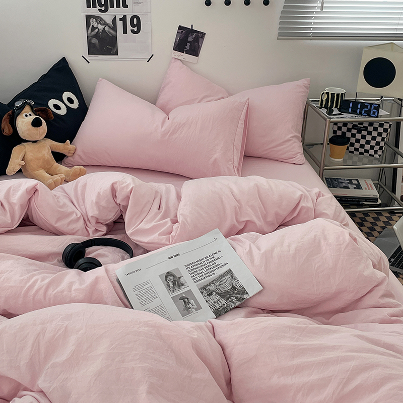 1 Stück blauer Bettbezug 150 x 200 pezo불 Nakon Vara Frances Frances Bettbezug aus gewaschener Baumwolle, Königin-Größe-Bettwäsche für Mädchen-Jungenzimmer (Kissenbezug. Bestellen Sie benötigen): König / WEISS