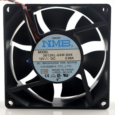 Nmb 3612KL-04W-B66 12V 0.68A 9 Cm 9032 Grote Luchtvolume Met Thermistor Fan