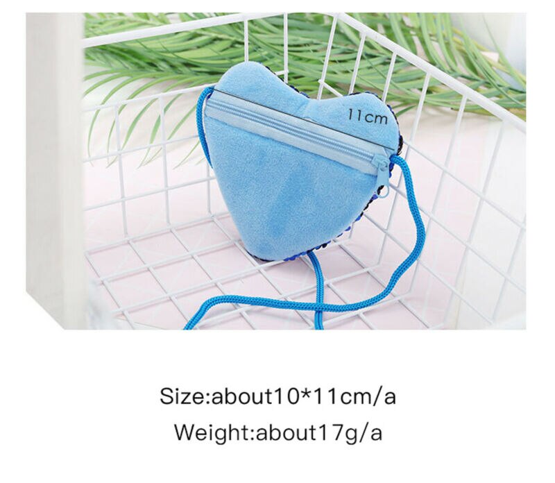 Accesorios para bebé, monedero de corazón para mujer y niña, Bolso pequeño de lentejuelas, bolso de mano de , accesorios para niños,