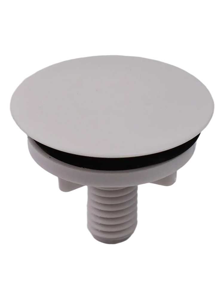 Bouchon d'évier de cuisine et de salle de bains, pour trous de débordement de 6 35mm, 1 pièce, outil 1 pièce 49mm, accessoire en plastique ABS blanc