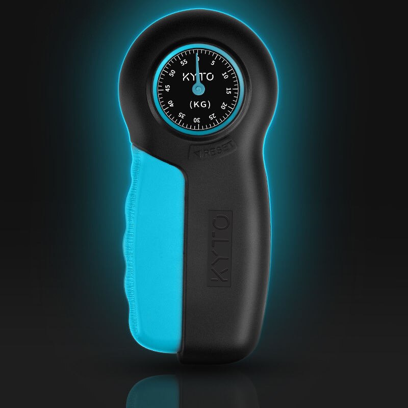 Misuratore di presa dinamometro puntatore dinamometro pinza a mano calibro di forza forza di potenza Trainng strumenti di misurazione 0-55kg