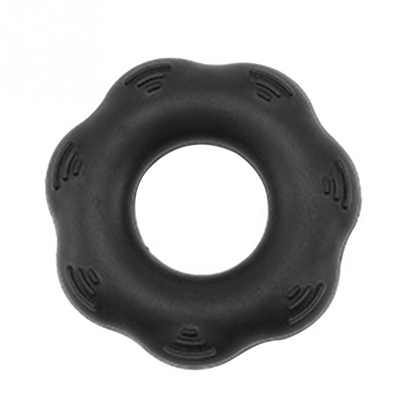 Finger Exerciser Fitness Ring Stretcher Strength Training Muscle Forearm Carpal Expander Wrist Hand Grip Rehabilitation Silicone: Black