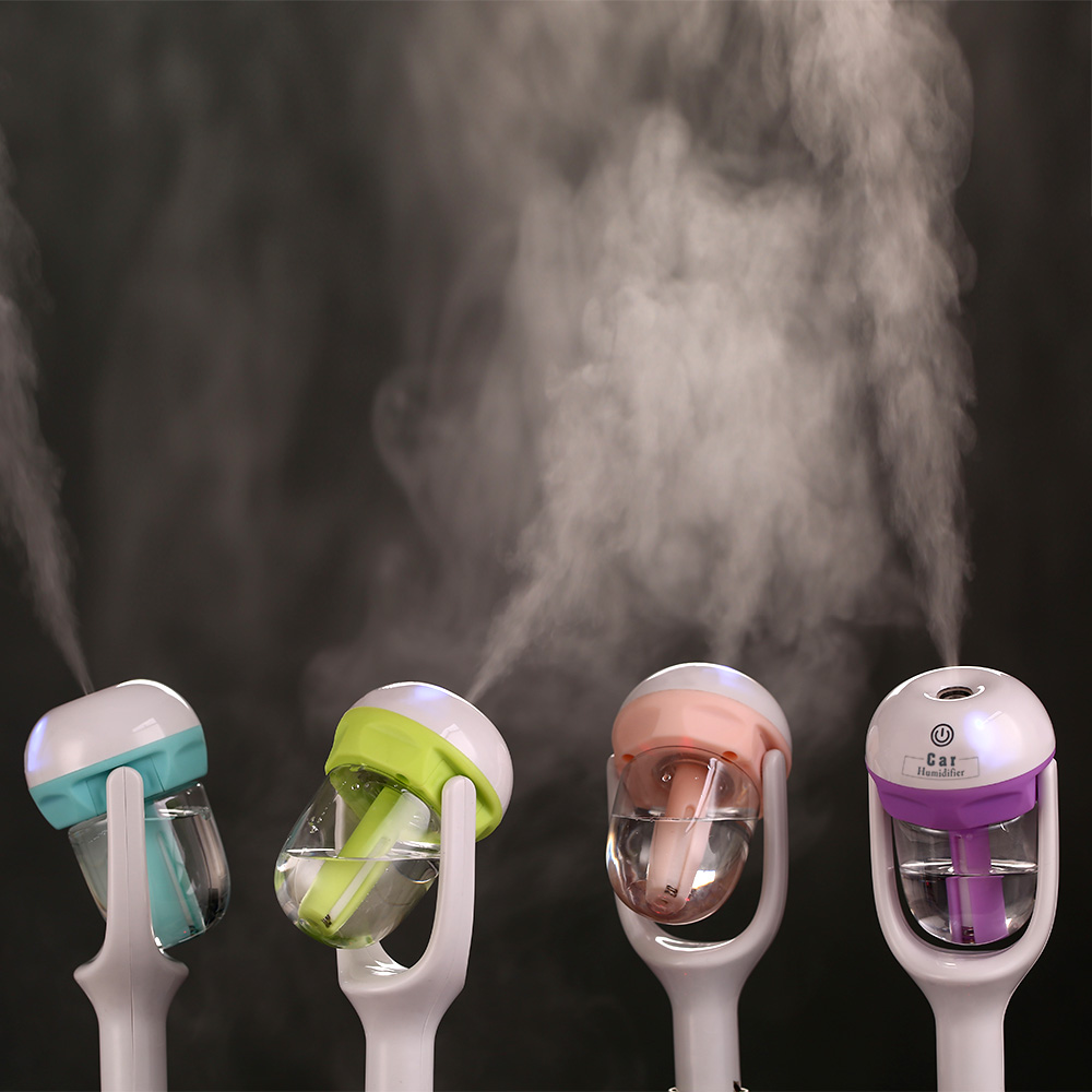 Humidificador de aire Universal para coche, purificador de aire, difusor de Aroma, aceite esencial, difusor de aromaterapia, generador de niebla, pulverizador, accesorios para coche