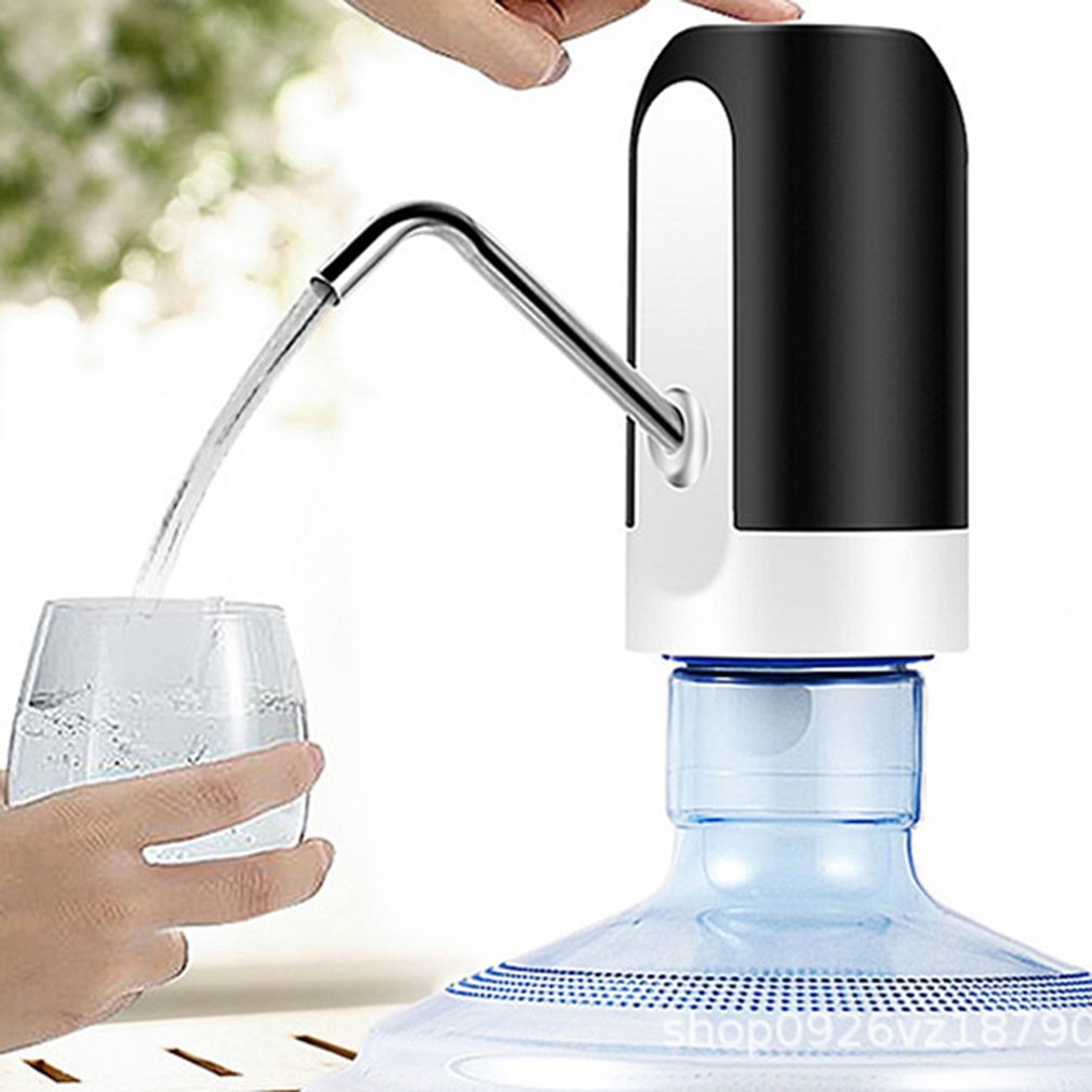 Elektrisk vattendispenser bärbar smart trådlös gallon dricksflaska switch usb uppladdningsbar 2 färger
