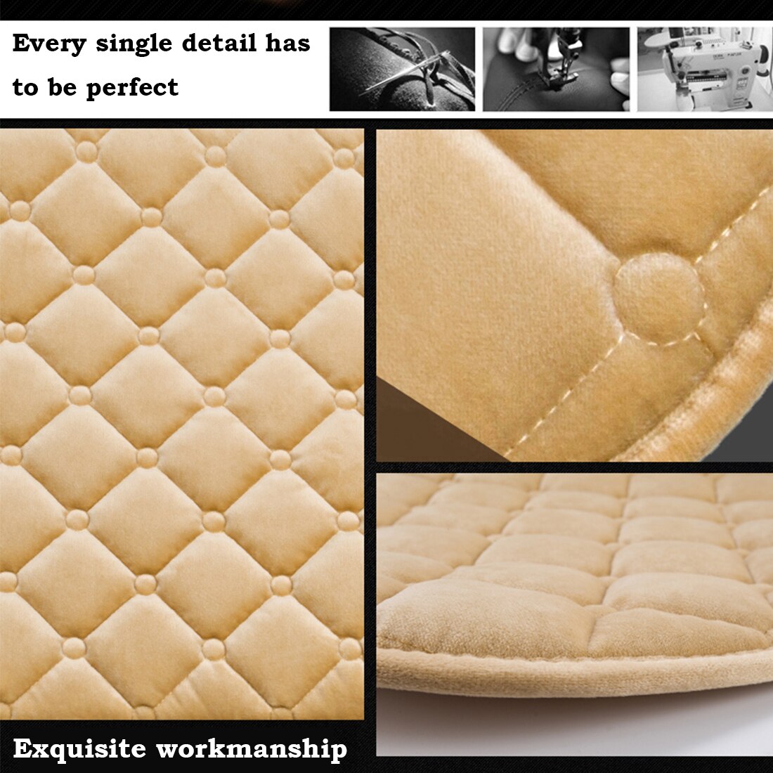 Dewtreetali Velvet Front Car Seat Cover Breathable Winter Seat Cushion Protector Auto Accessories Car styling Universal for Cars