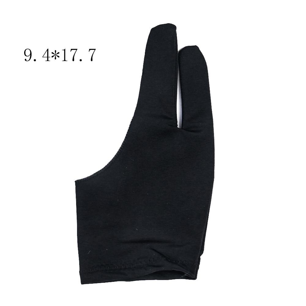 Two-Finger Artist Glove For Drawing Tablet Free Size, Good For Right Hand Or Left Hand Graphics Light Box Tracing Pad Work Tools