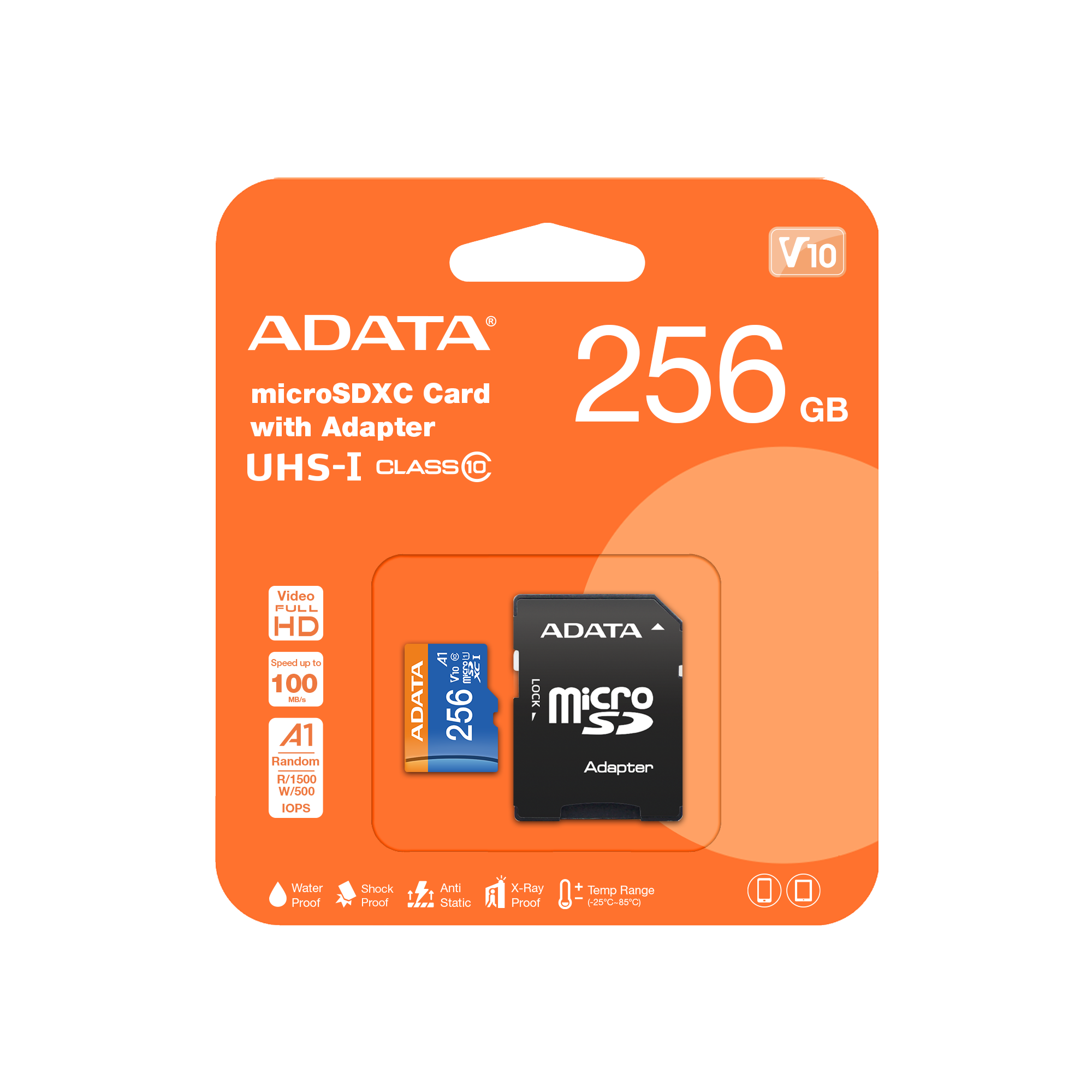 100%  original adata micro sd cards 32gb 64gb 128gb 256gb a1 v10 uhs-i high speed memory cards tf cards for phone camera video