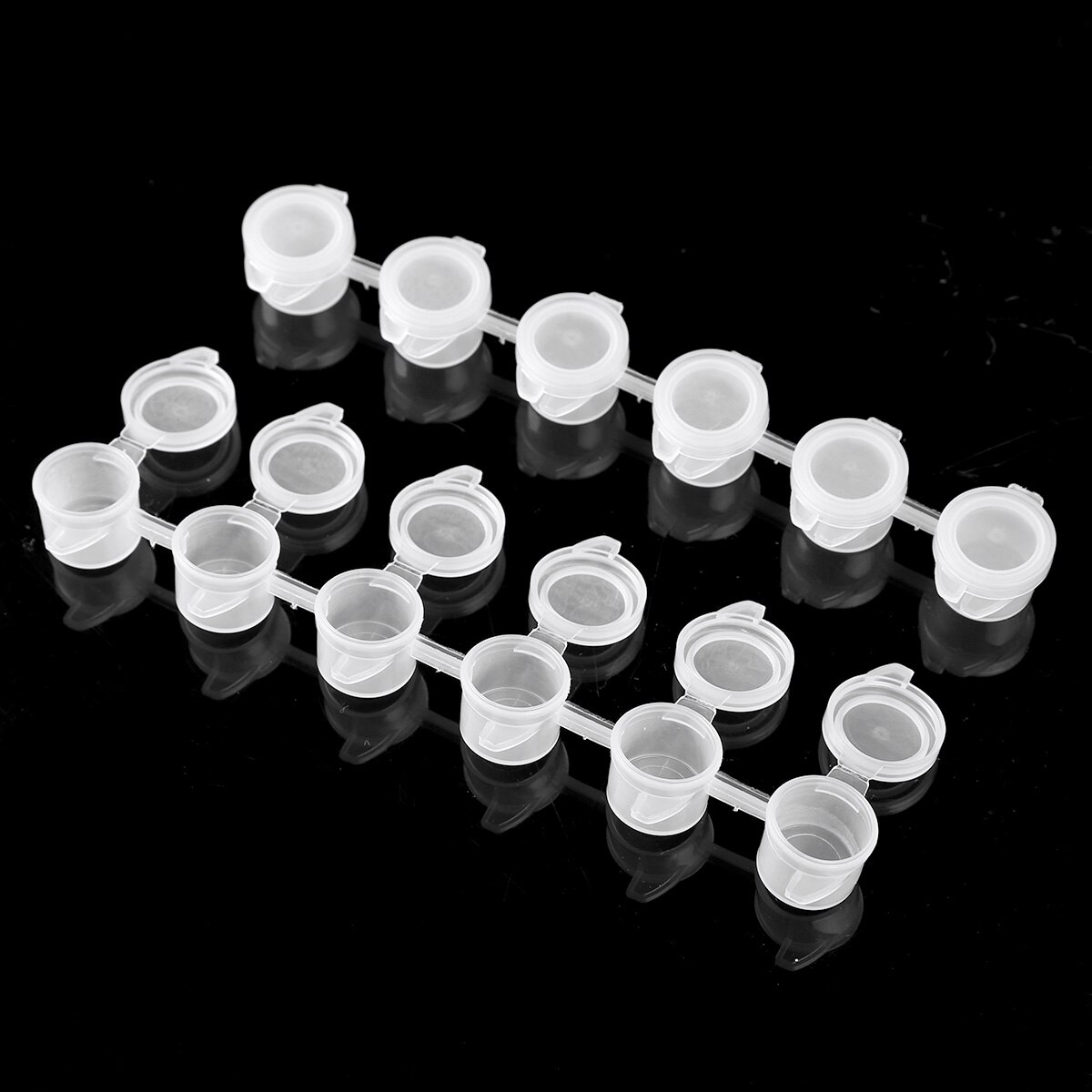 Pot de peinture vide transparent, 180 Pots, 30 bandes, Mini Pots de peinture, bandes, artisanat, aquarelle, dessin, Palette en plastique, conteneur de rangement