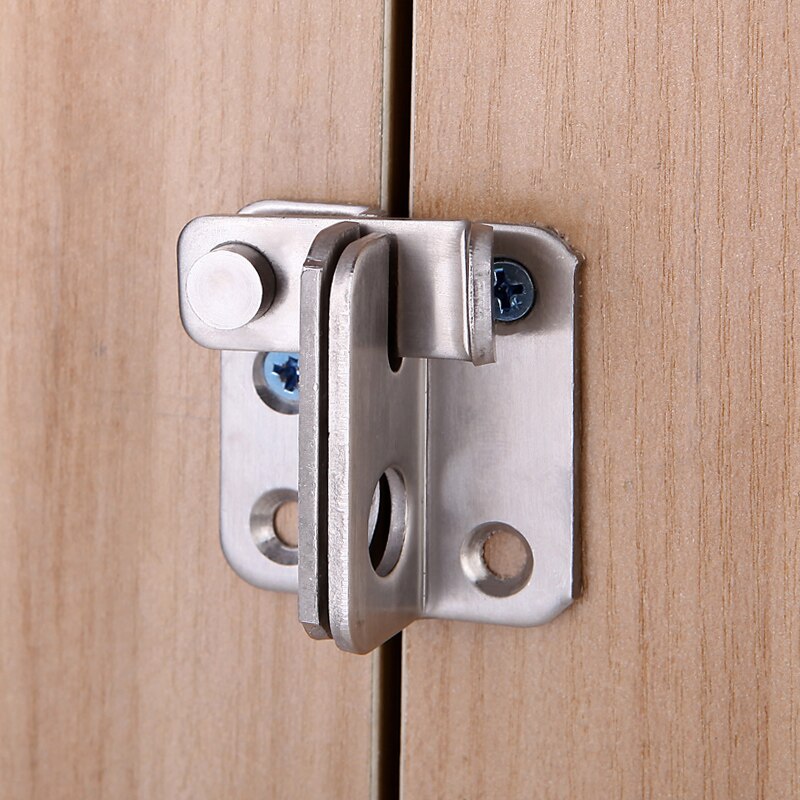 62mm Bolt Lock Thickening Stainless Steel Cabinet Lock Anti-Theft Wooden Cabinet Door Window Office Cabinet Bolt Lock