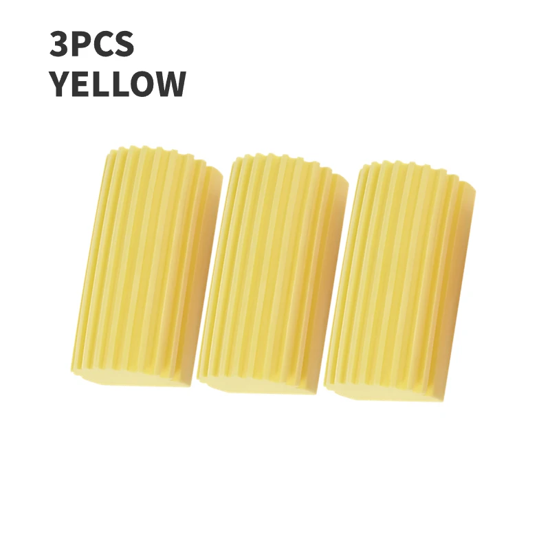 Esponjas de limpieza de polvo, esponja Pva, esponja de limpieza con absorción de agua, esponjas de limpieza para el hogar y el coche, algodón de fricción, 1/3/6 Uds.: Castaño