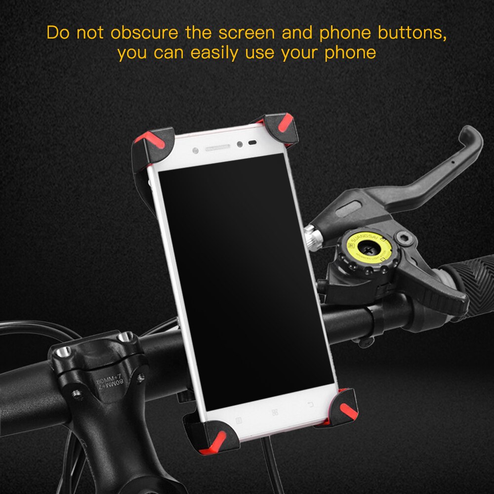 iMESTOU Waterdichte Motorfiets Vork Stuurpen Telefoon Mount, Anti diefstal Bike Telefoon Case Houder met Dubbele Socket Arm B Maat Aluminium 1 Balbasis 720° Rotatie voor 3.5-6.1 Smartphones(S