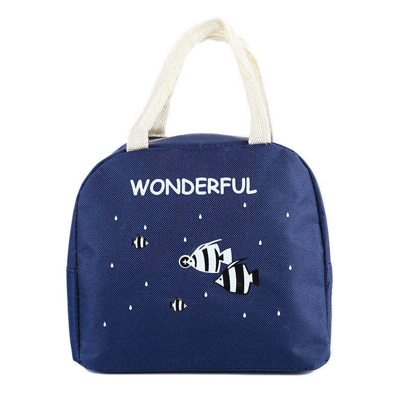 Cartoon Dier Lunch Zakken Unisex Thermische Geïsoleerde Lunch Tas Lunch Container Voedsel Opbergtas Koeltas Tote Pouch Picknick Tas