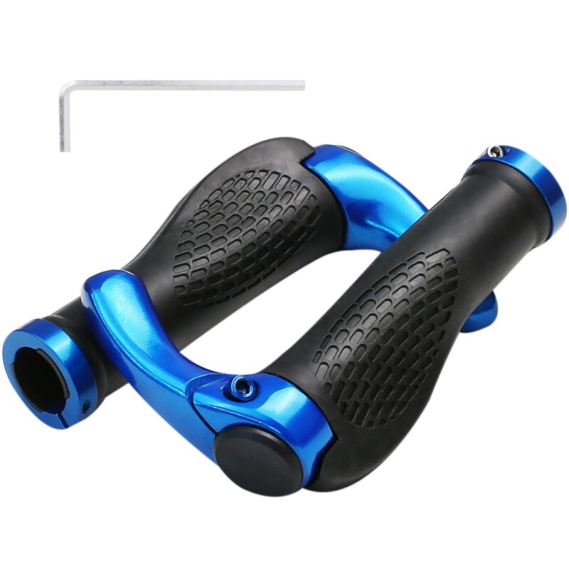 Bicycle Handlebar Grip Ergonomic Anti-Skid Lock-on Handle Cover Aluminum Alloy Rubber Grip MTB Bike N66