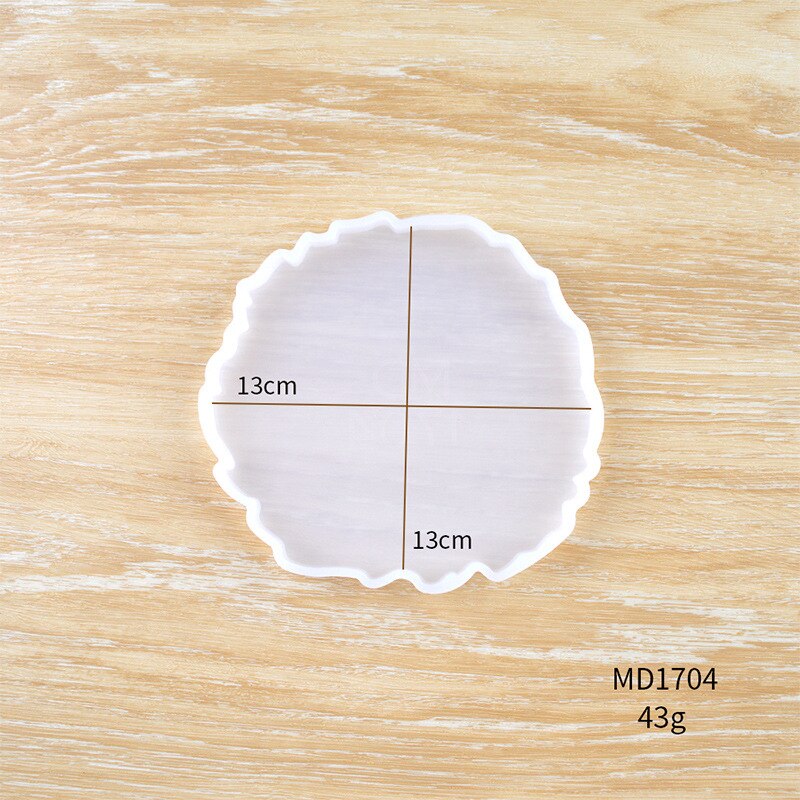 Crystal Resin Coaster DIY Kit Make Your Own Crystal Resin Coaster Individual Table Silicone Mat Placemat Coaster Stand: 01