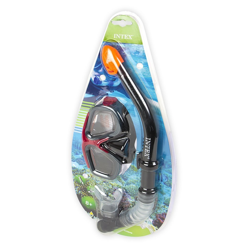 Egoos Reef Rider-máscara de buceo para adultos, conjunto de Snorkel y natación, 55949/55948