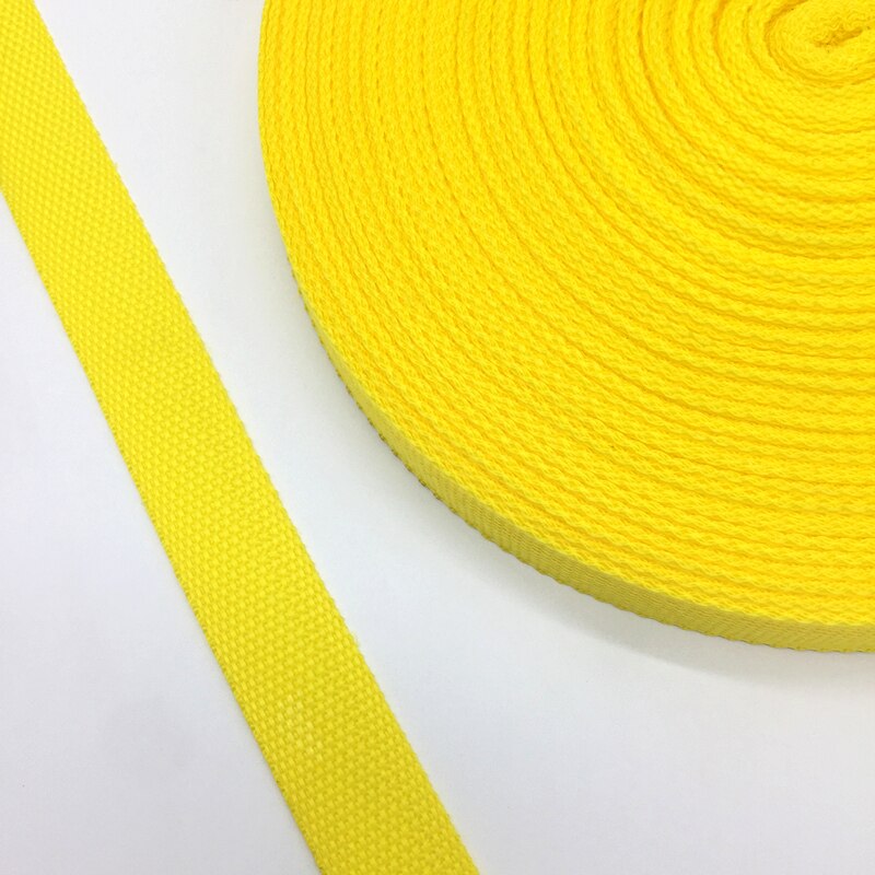 Sangle en Nylon pour sac à dos, 5 Yards, 1 pouce (25mm), accessoires de couture, ceinture: Yellow