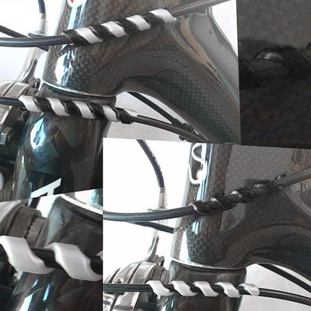 3x Gear Kern Innerlijke Draad Kabel Protector Fiets Frame Beschermende Wrap Guard Behuizing Mouw Fiets Remkabel Protector