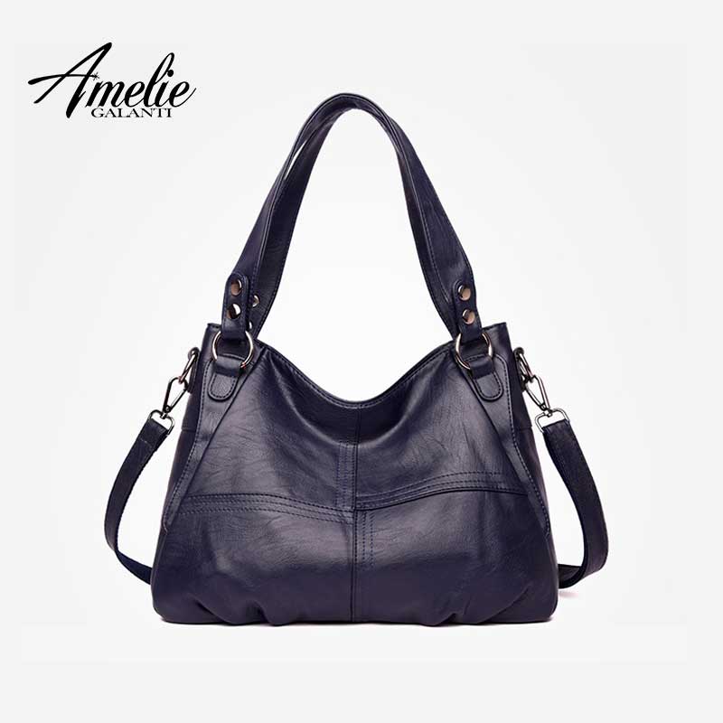 Amelie galanti bolsa feminina 2020 novo ventilador europeu e americano costura saco feminino simples grande bolsa crossbody saco