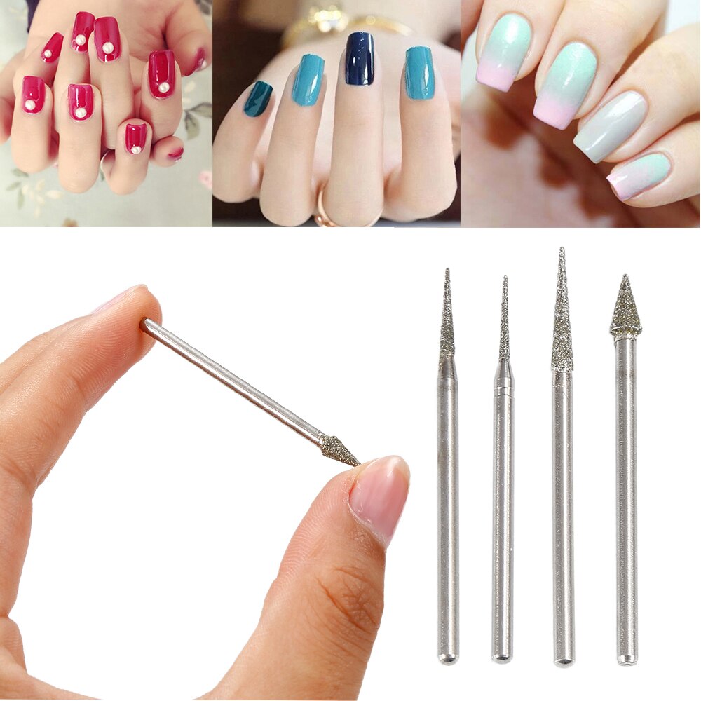 2.34mm Shank Abrasive Grinding Head Abrasive Tool Diamond Drill Accessories Polishing Tipped Electroplated Grinding Head TSLM2