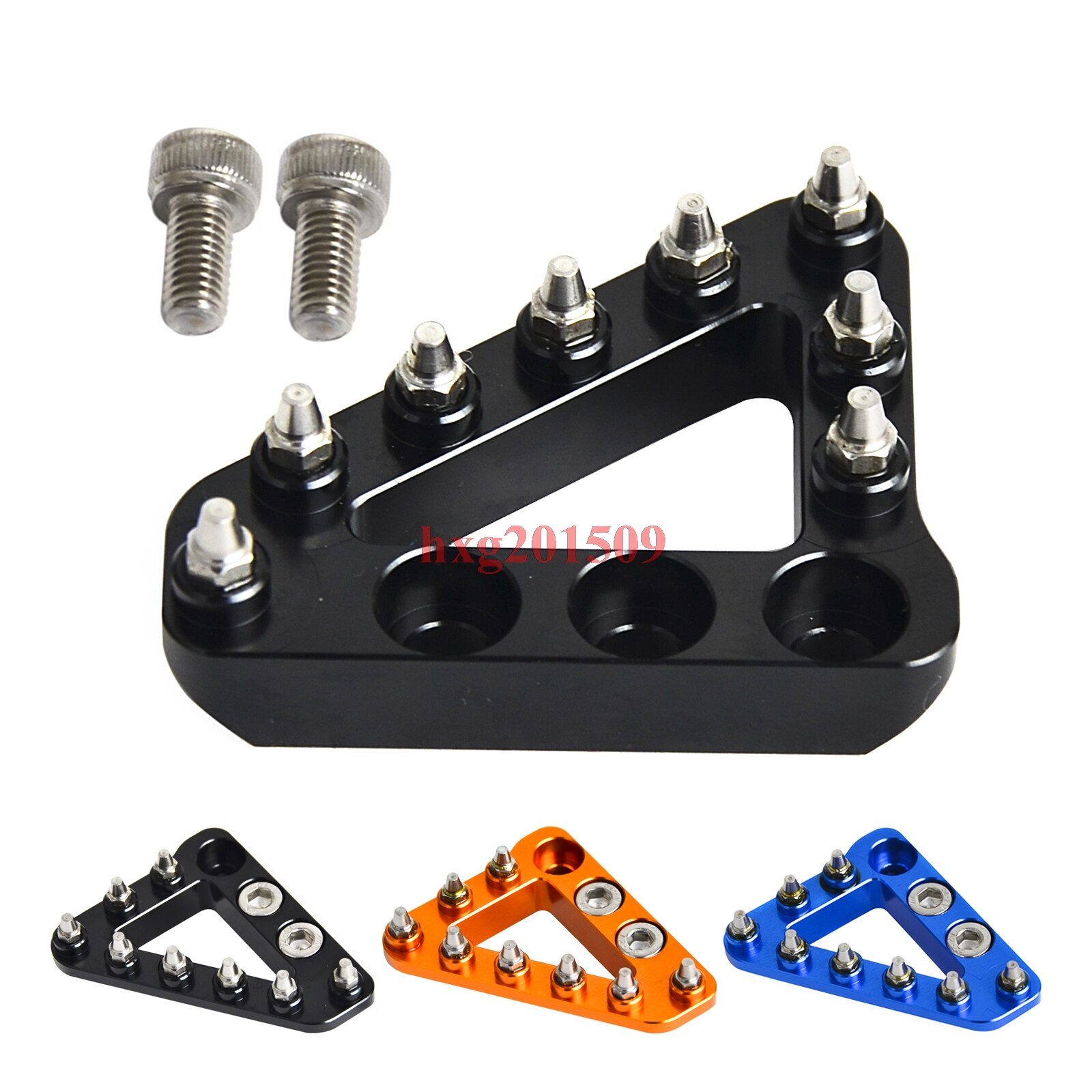 Embout de pédale de frein arrière nicecnc pour husaberg te  fe 125 200 250 300 350 390 450 500 501 570 husqvarna te tc tx fe fc fs  fx 701 beta: Noir