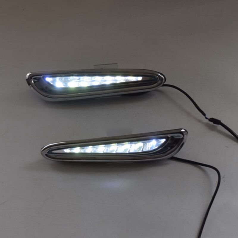 2Color Car Turn Signal Fog Lamp LED Daytime Running Light for Mazda 3 Axela DRL
