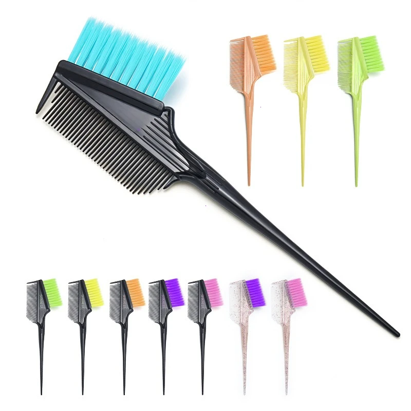 1 cepillo para teñir el cabello, cerdas suaves y elegantes, herramienta para teñir el cabello, cepillo para teñir el cabello, accesorios para cepillos de peluquero y salón DIY