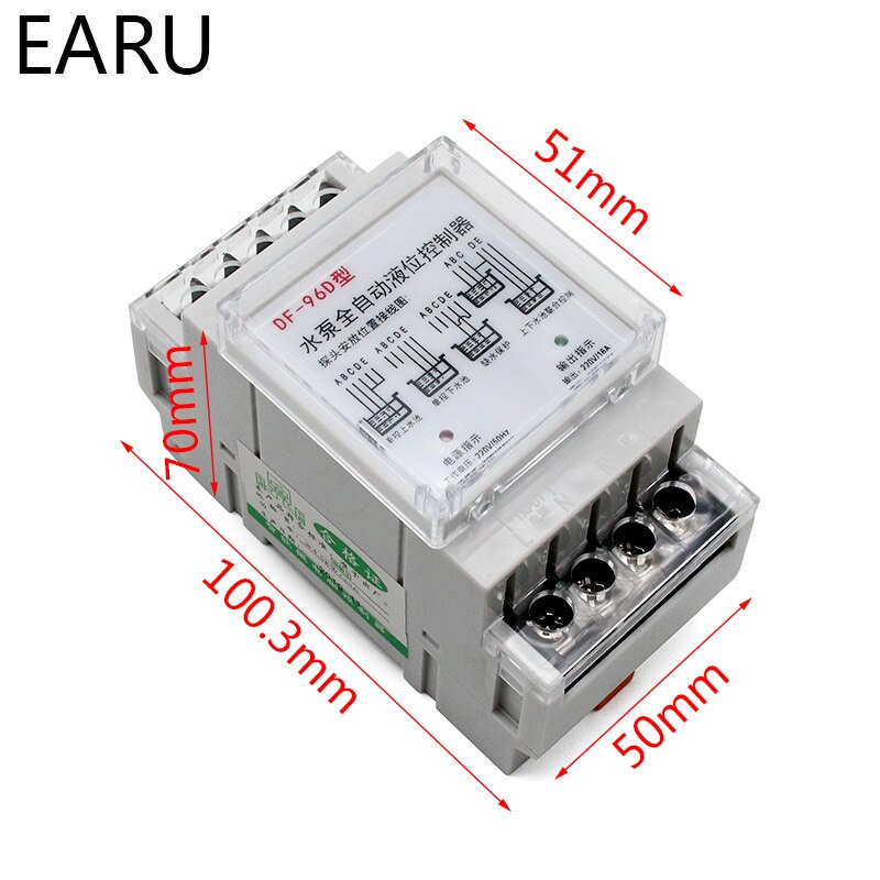 DF-96D D Automatische Water Level Controller Schakelaar 220V Tank Vloeistofniveau Detectie Sensor Porbe Waterpomp Controller Controle