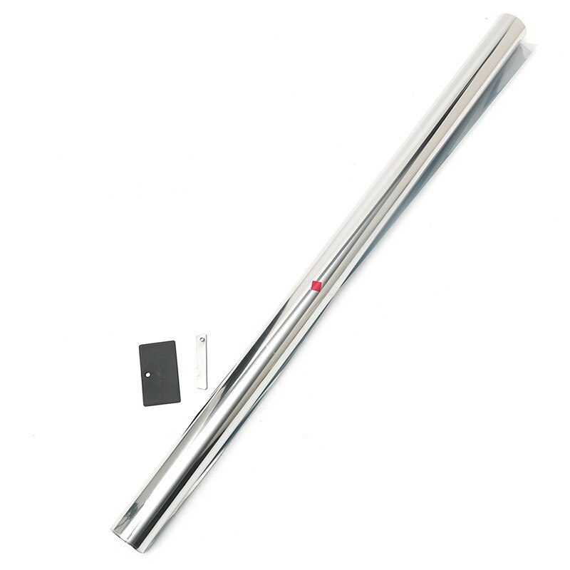 29.5" x 9.8 FT Car Auto Chrome Silver Window Tint Film 15% VLT Mirror Tinting Durbale