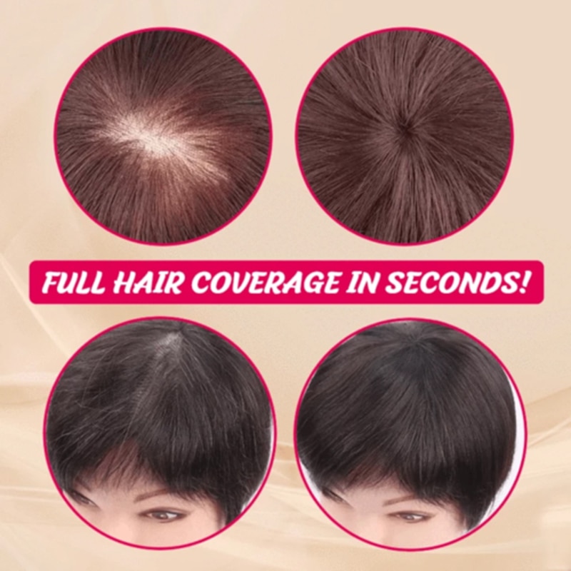 Silky Clip-Op Haar Topper Pruik Hittebestendige Vezel Haarverlenging Voor Vrouwen Nette Front Fringe Haarstukje Natuurlijke Zachte synthetische