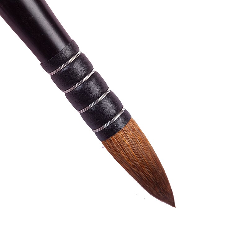 2019Resable natural hair wooden handle watercolor art brush