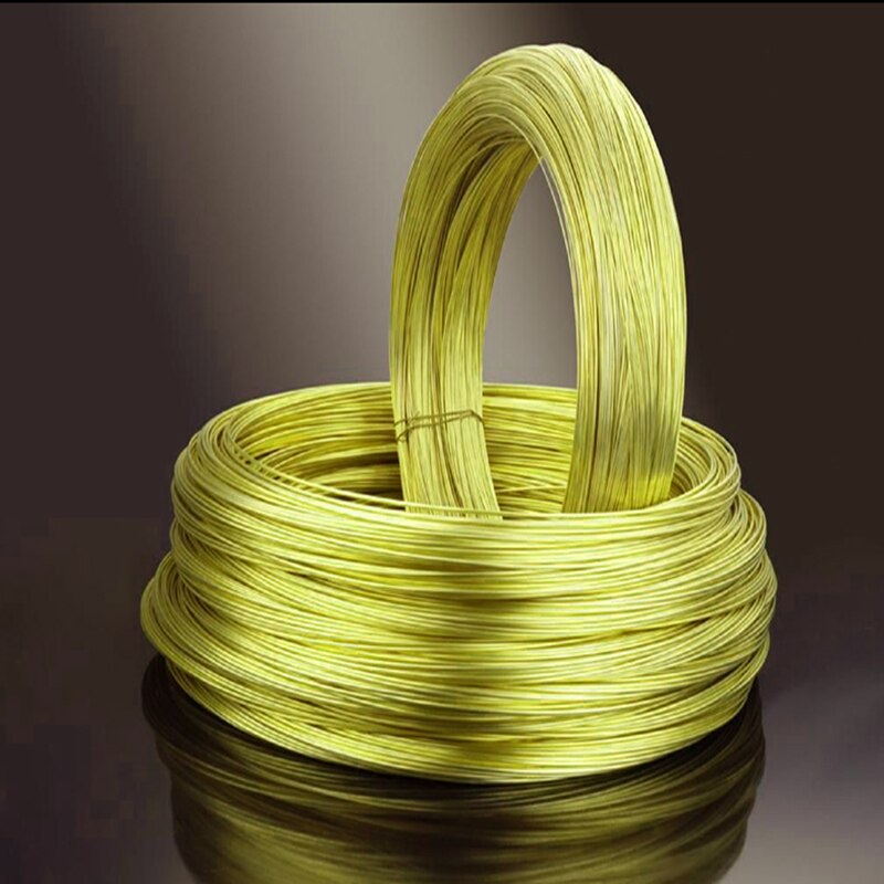 0.3/0.4/0.5/0.6/0.7/0.8/1.0/1.2/1.5/1.8/2.0/2.5/3.0/4.0/5.0 mm Brass Copper Wires Beading Wire h62
