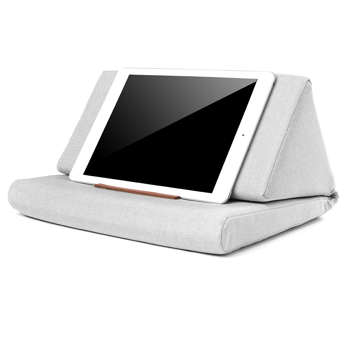 Multi-function Laptop Cushion Holder Colorful Lapdesk Tablet Stand Pillow Polyester Cutton PC Reading Bracket Pillow for ipad: Gray