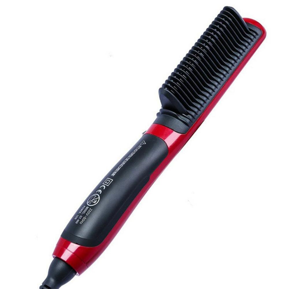 Multifunktionell Skägg Rätborste - Tourmaline Keramisk - 140-220°C - Bivolt: Oss