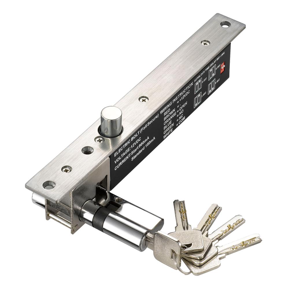 with lock cylinder keys Electric Bolt Lock Door Lock Access Control Home Security Fail Secure DC 12V Home Office Factory