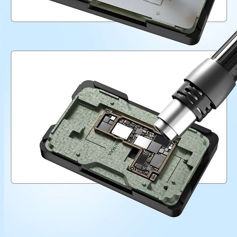 14in1 MasterXu XinzhiZao XZZ V10 V14 BGA Reballing Kit Planting Tin Template Middle Frame for iPhone X XR Xs 11 12 13 Pro Max