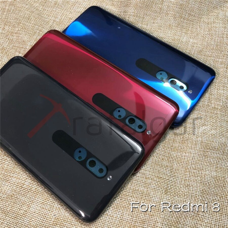 Funda trasera para Xiaomi Redmi 8 8A, carcasa trasera para Redmi 8, reemplazo para teléfono móvil