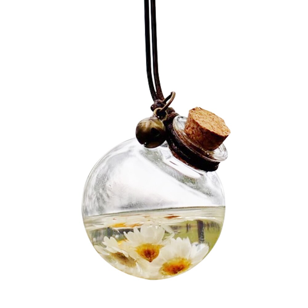 Bil parfume flaske klar parfume duft luftfrisker tom flaske bil hjemme hængende ornament bil indretning tom flaske genopfyldning: 28 mm