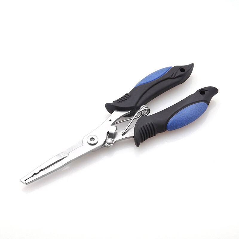 Fishing Pliers Multifunction Scissors Convenient Stainless Steel Steel Fishing Scissors Pliers Line Cutter Lure Bait: C