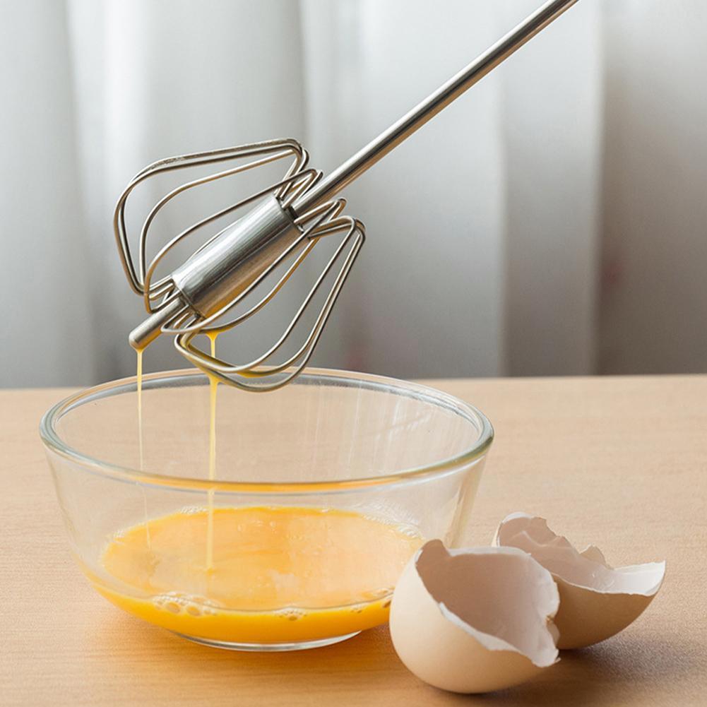 Hand Kleine Semi-Automatische Eiklopper Meel Mixer 304 Ei Gadgets Zelf Keuken Draaien Manual Klop Gereedschap Roerder Staal C5z6