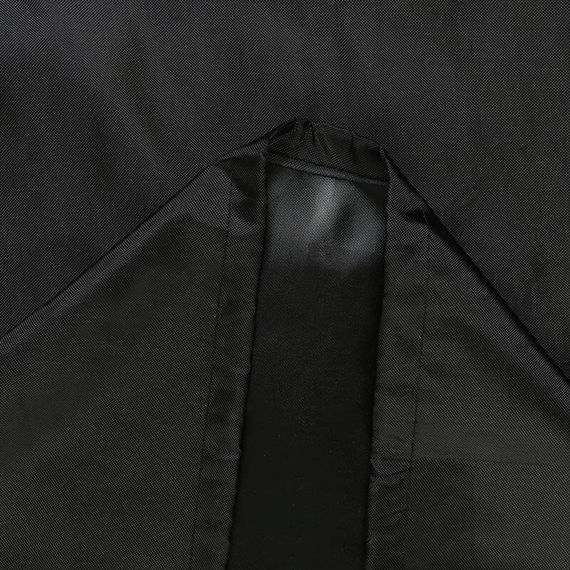 Outdoor Garden Patio Black 210D Oxford Cloth Round Furniture Table Dust Cover Waterproof Protector Bag 128*71cm FU003