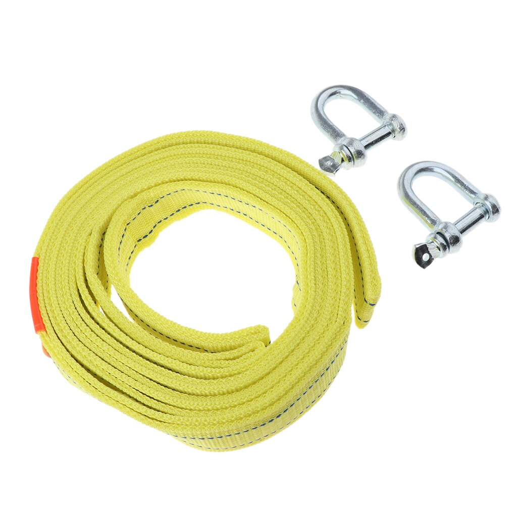 Winch Rope 40MM X 4M Hook Synthetic Car Tow Cable 540G Durable
