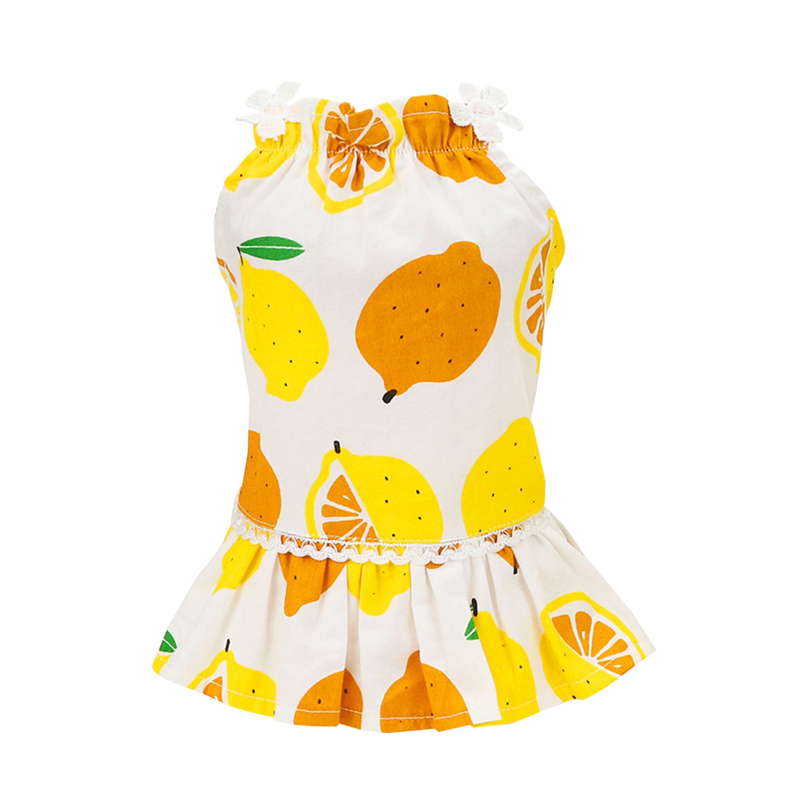 Summer Pet Printed Clothes For Dogs Floral Shirt Jackets Dog Coat Puppy Costume Cat Spring Clothing Pets Outfits: White S