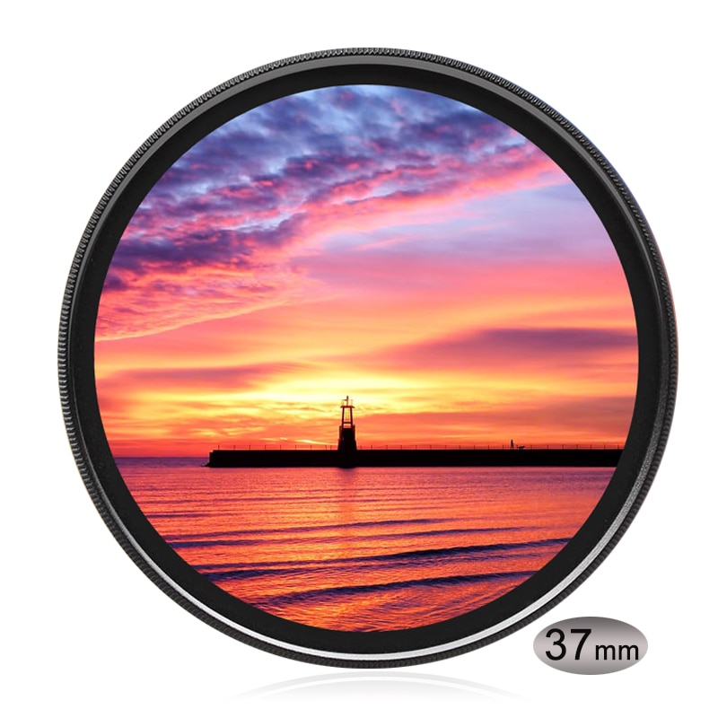 ND4 ND16 37mm de densidad neutra ND8 (0,9) 3-Stop ND filtro para Olympus e m10 mark ii iii 14-42mm lente
